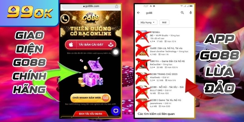 Cảnh báo Go88 giả mạo – Phòng tránh rủi ro cho người chơi 3 Cảnh báo Go88 giả mạo đến người chơi thông qua các dấu hiệu thường gặp